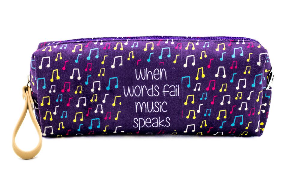 جامدادی مکعبی When words fail music speaks