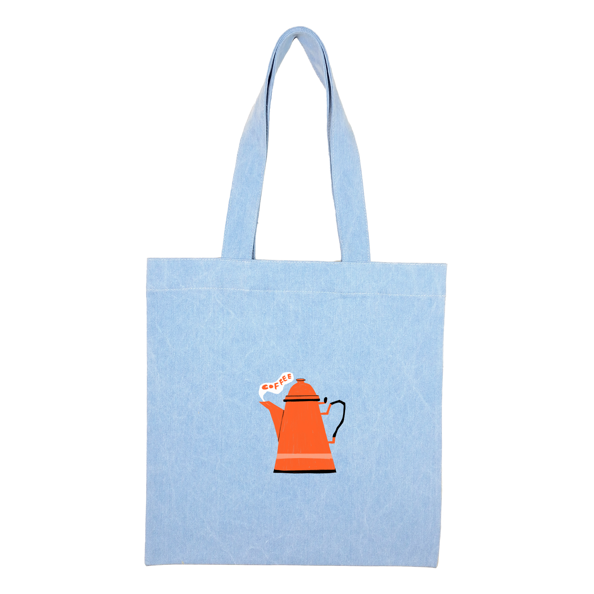 توتبگ جین آبی روشن Coffee Pot
