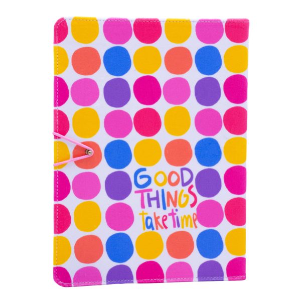 کلاسور پارچه ای Good things take time - Image 1