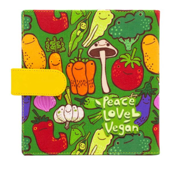 مینی کلاسور Peace Love Vegan - Image 1