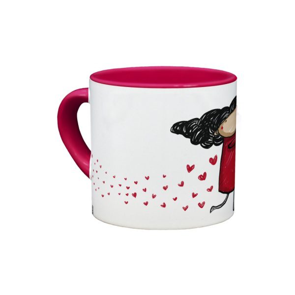 minimug-408-2 مینیماگ میدوم سمت جهانی که تویی قرمز - Image 2