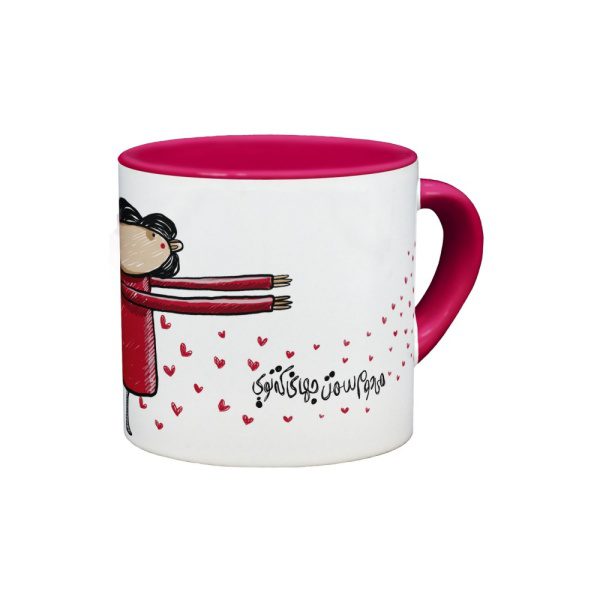minimug-408 مینیماگ میدوم سمت جهانی که تویی قرمز - Image 1