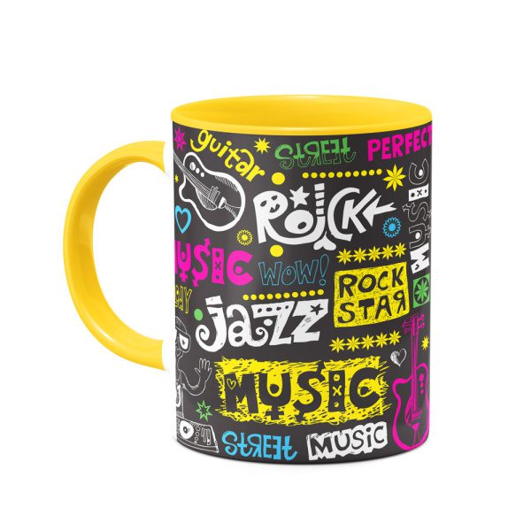 mug-158 ماگ عشق موزیک - Image 1