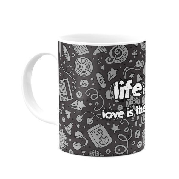 mug-165 ماگ زندگی ترانهست - Image 1