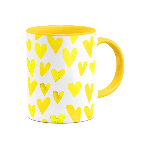 mug-393 ماگ عشق زرد - Image 1