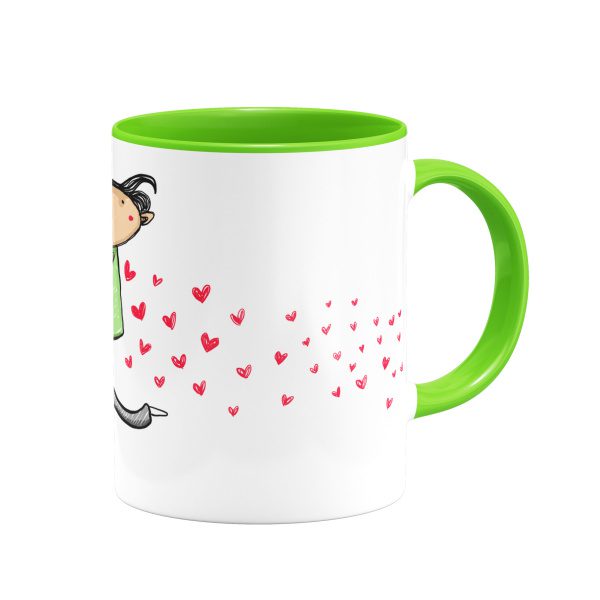 ماگ می‌دوم سمت جهانی که تویی سبز - Image 2