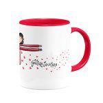 ماگ می‌دوم سمت جهانی که تویی قرمز