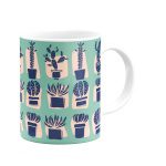 ماگ cactus garden سبزآبی - Image 2