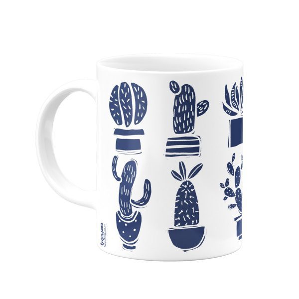 ماگ cactus garden سفید - Image 2