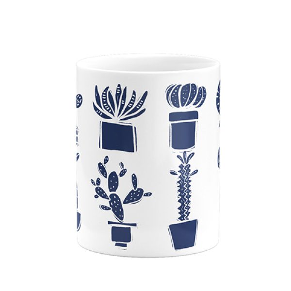 ماگ cactus garden سفید - Image 3