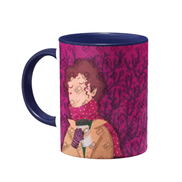 mug-815 ماگ Coffee is a hug in a mug - Image 1