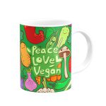 ماگ Peace, Love, Vegan - Image 6