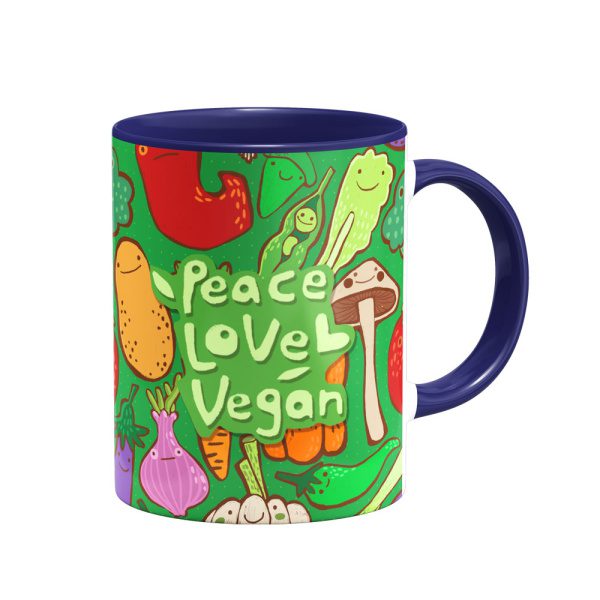 mug-874-8 ماگ Peace, Love, Vegan - Image 5