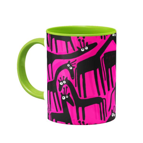 mug-966-2 ماگ زرافه در تاریکی - Image 2