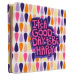 دفتر مربعی It`s a good day to be happy