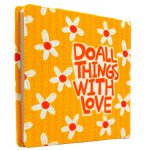 دفتر مربعی Do All Things With Love