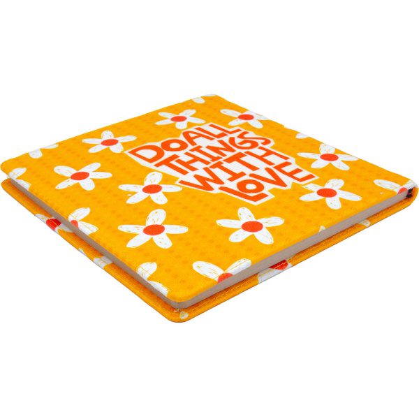 دفتر مربعی Do All Things With Love - Image 2