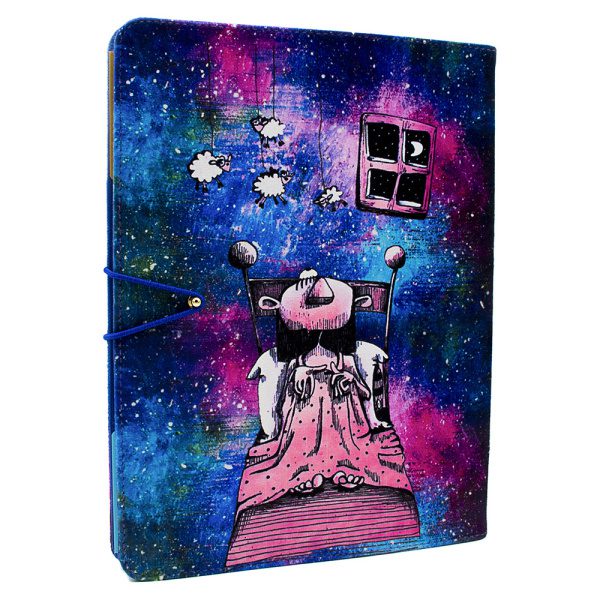 notebook-602 کلاسور پارچه ای رویا در کهکشان - Image 1