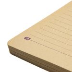 کاغذ کلاسور 26 حلقه نخودی رنگ - Image 3