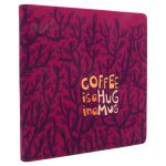 دفتر مربعی Coffee is a hug in a mug - Image 3