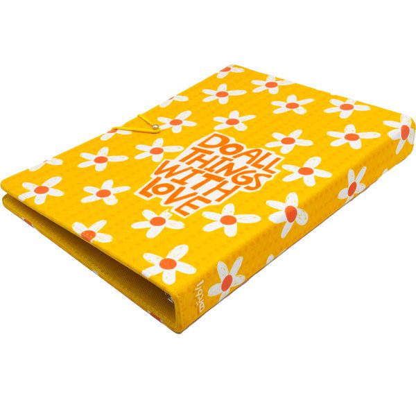 notebook-961-4 کلاسور پارچه ای Do All Things With Love - Image 3