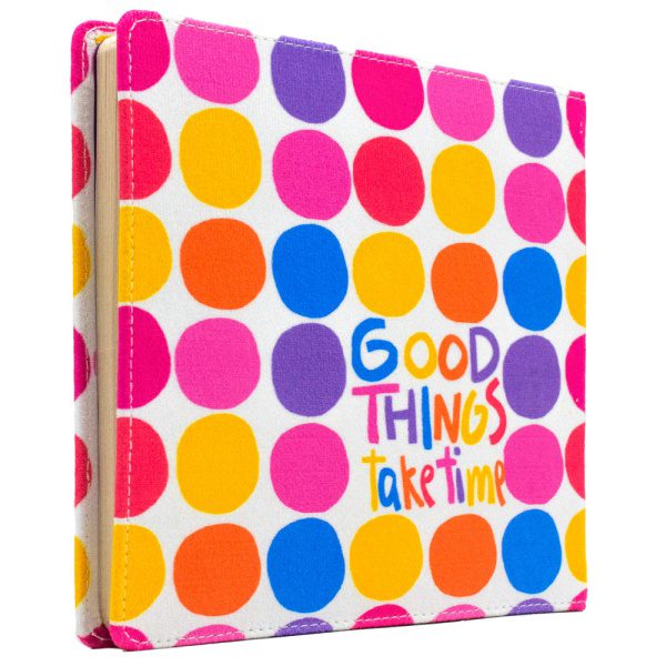 notebook-999 دفتر مربعی Good things take time - Image 1