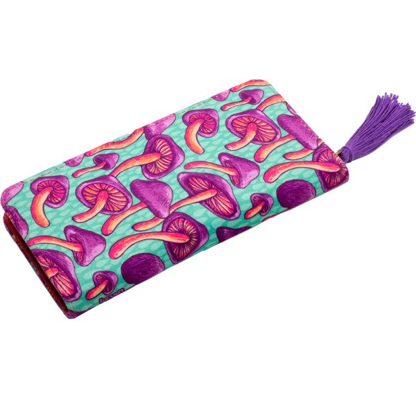 کیف پول Purple Mushrooms - Image 2
