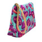 کیف لوازم شخصی Purple Mushrooms - Image 2