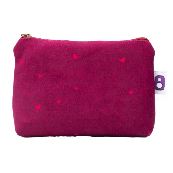 کیف لوازم شخصی این جهان با تو خوش است- قرمز - Image 3