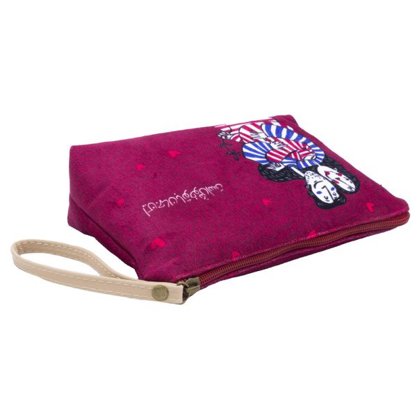 کیف لوازم شخصی این جهان با تو خوش است- قرمز - Image 4