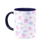 ماگ توت فرنگی صورتی - Image 3