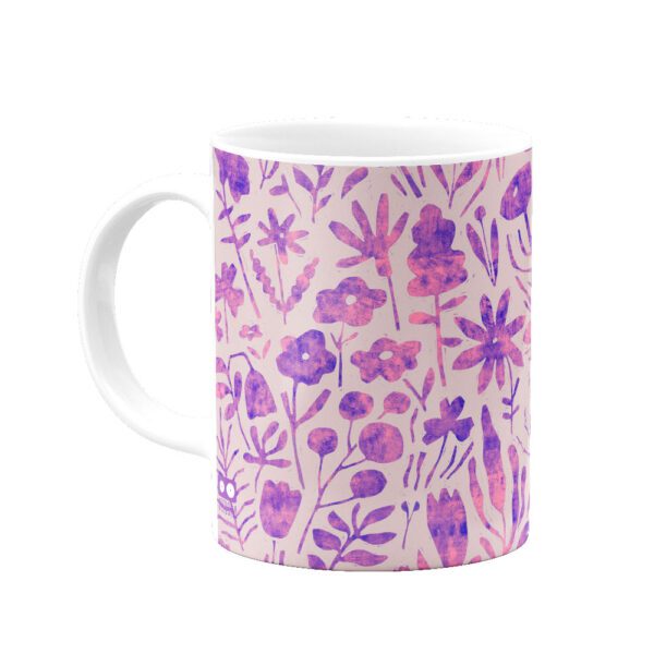 GolhayeKohestan-Pink-Ordi403 ماگ گل های کوهستان-صورتی - Image 1