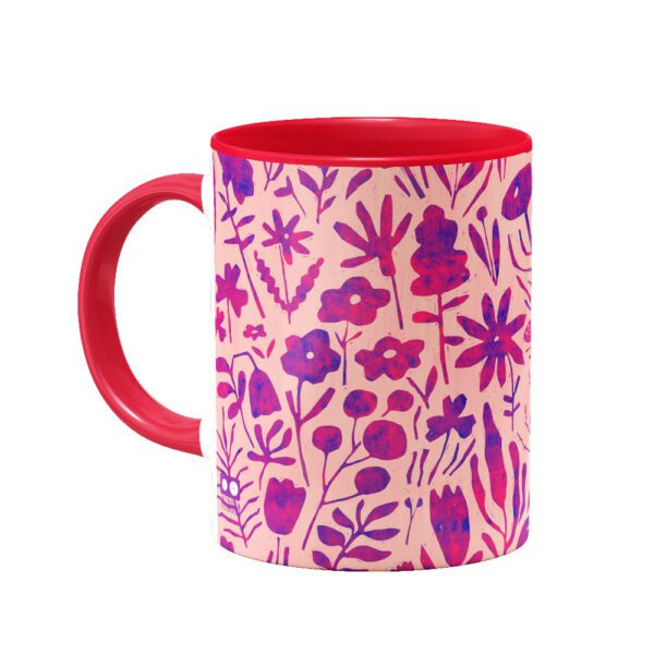 ماگ گل های کوهستان-قرمز - Image 3