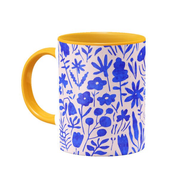 ماگ گل های کوهستان-آبی - Image 5