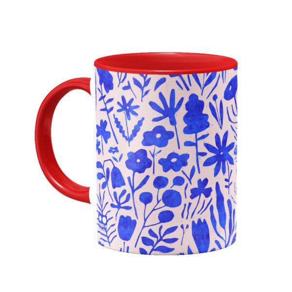 ماگ گل های کوهستان-آبی - Image 4