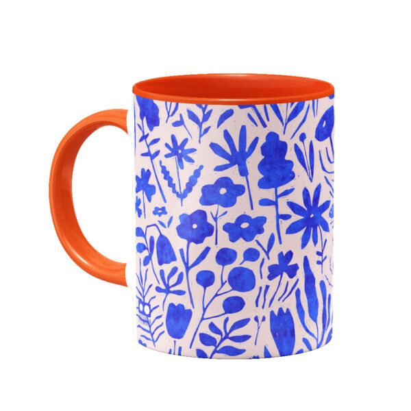 ماگ گل های کوهستان-آبی - Image 3