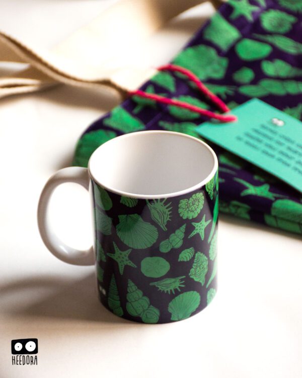 ماگ Seashells- Green - Image 5