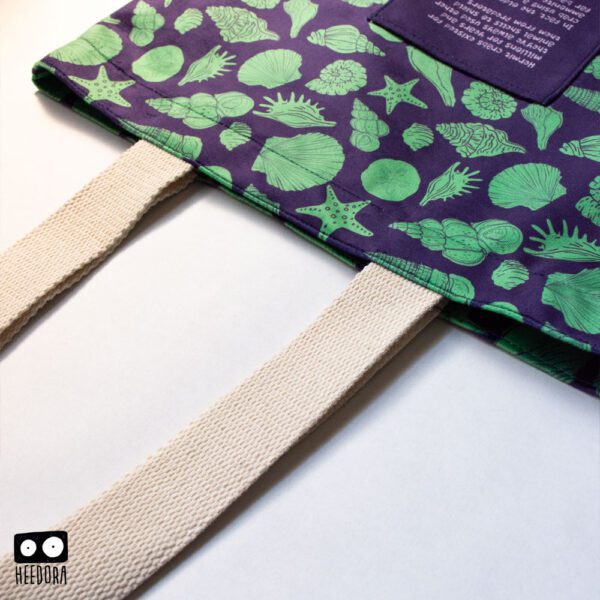 توت بگ Seashells-Green - Image 5