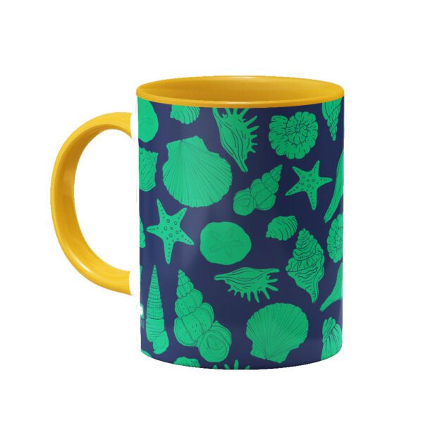 ماگ Seashells- Green - Image 4