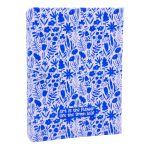 کلاسور پارچه ای گل های کوهستان آبی