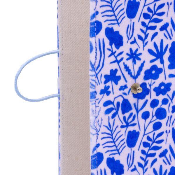 کلاسور پارچه ای گل های کوهستان آبی - Image 5