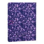 کلاسور پارچه ای گل های کوهستان بنفش