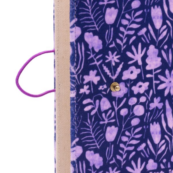 کلاسور پارچه ای گل های کوهستان بنفش - Image 4