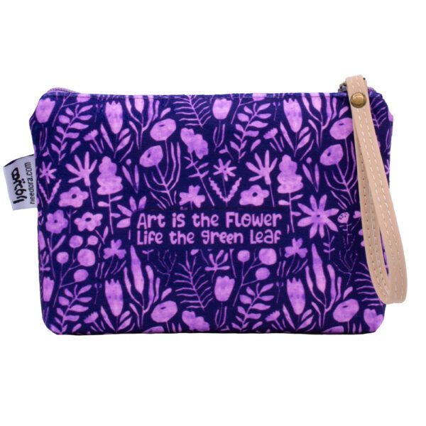 Golkooh-Purple کیف لوازم شخصی گل های کوهستان بنفش - Image 1