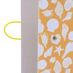 کلاسور پارچه ای Seashells-Yellow - Image 5