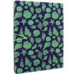 کلاسور پارچه ای Seashells-Green