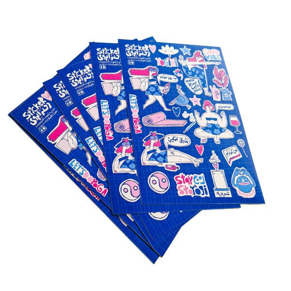 Sticker1 استیکر دختر ایرونی - Image 3