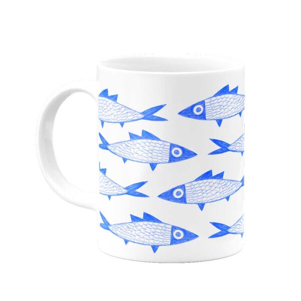 Blue-Fish ماگ انجمن ساردین های آبی - Image 1