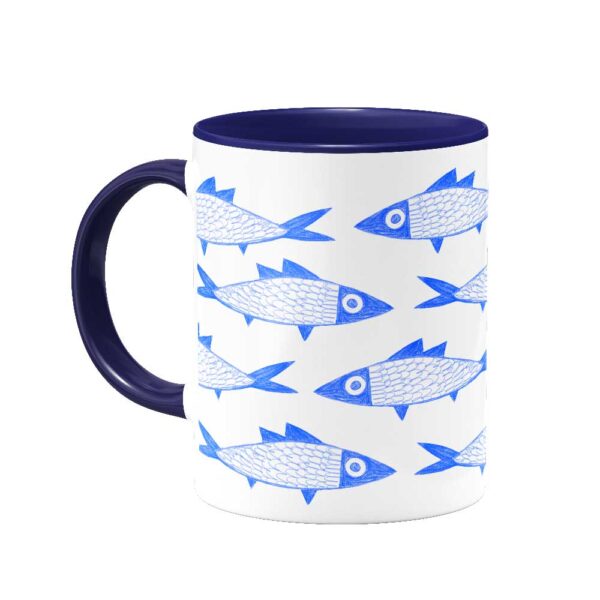 Blue-Fish45 ماگ انجمن ساردین های آبی - Image 2