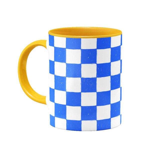 ماگ ‌‌Blue Checkered - Image 1